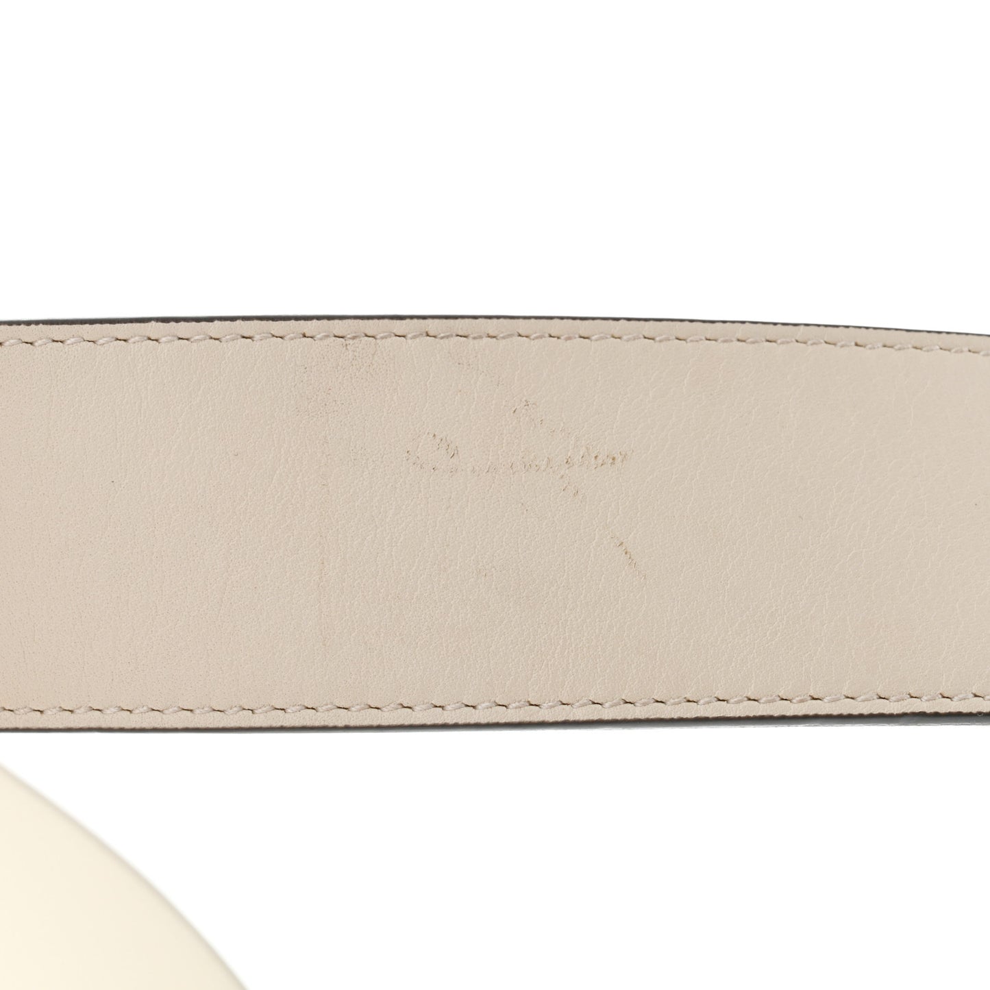 Calfskin Double G 40mm Belt 100 40 Mystic White