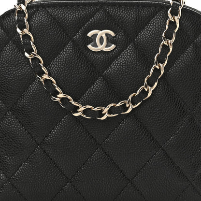 Chanel Caviar Quilted Classic Clutch with Chain Black 9 of 11