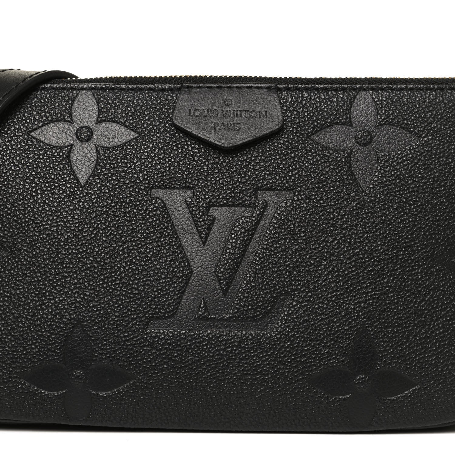Louis Vuitton Empreinte Monogram Giant Multi Pochette Accessories Large Pochette Black 8 of 10