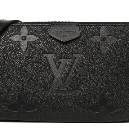 Louis Vuitton Empreinte Monogram Giant Multi Pochette Accessories Large Pochette Black 8 of 10