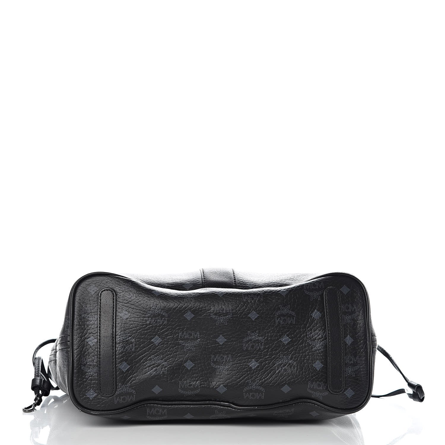 MCM Visetos Medium Liz Reversible Shopper Tote Black 13 of 28