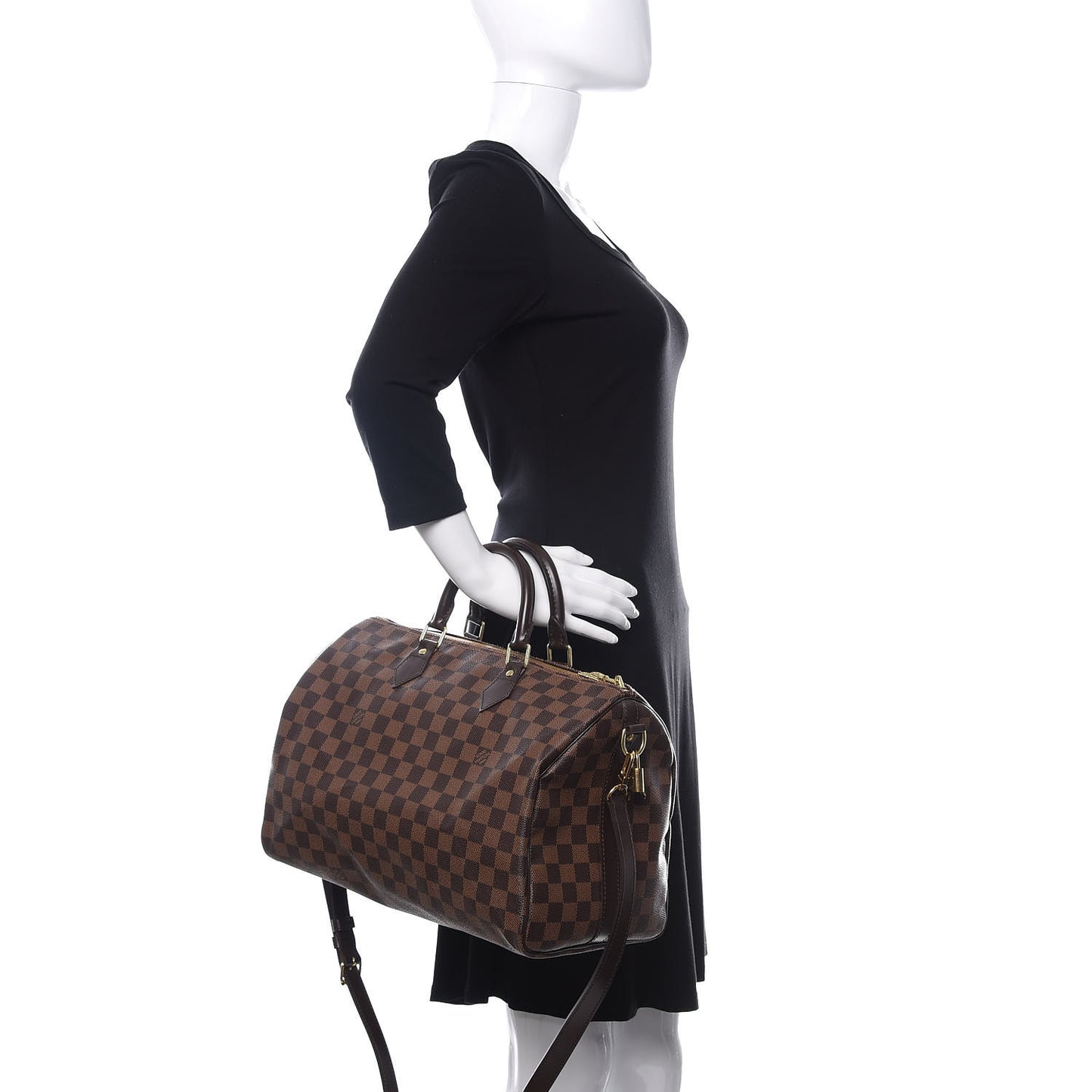 Damier Ebene Speedy Bandouliere 35