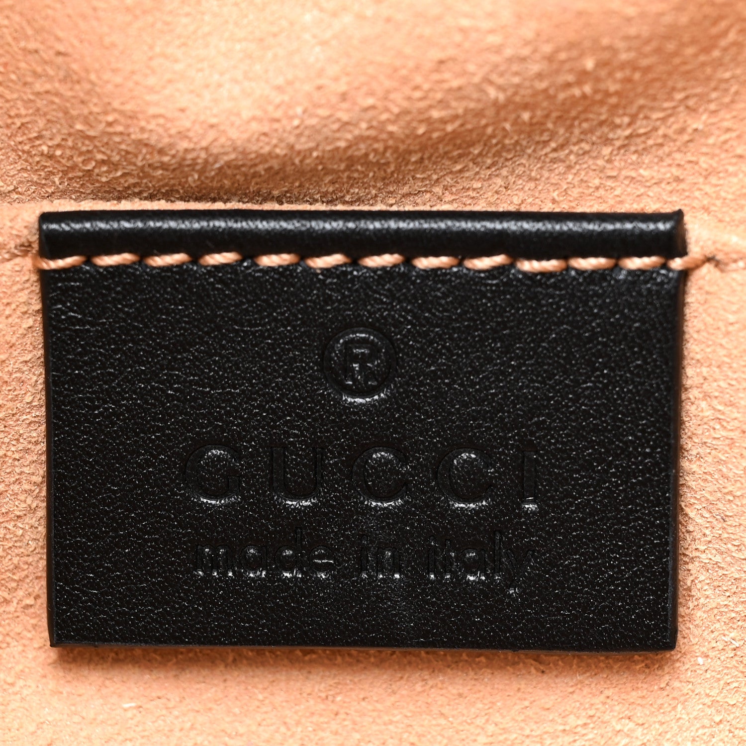 Gucci Calfskin Matelasse GG Marmont Belt Bag 95 38 Black 6 of 13