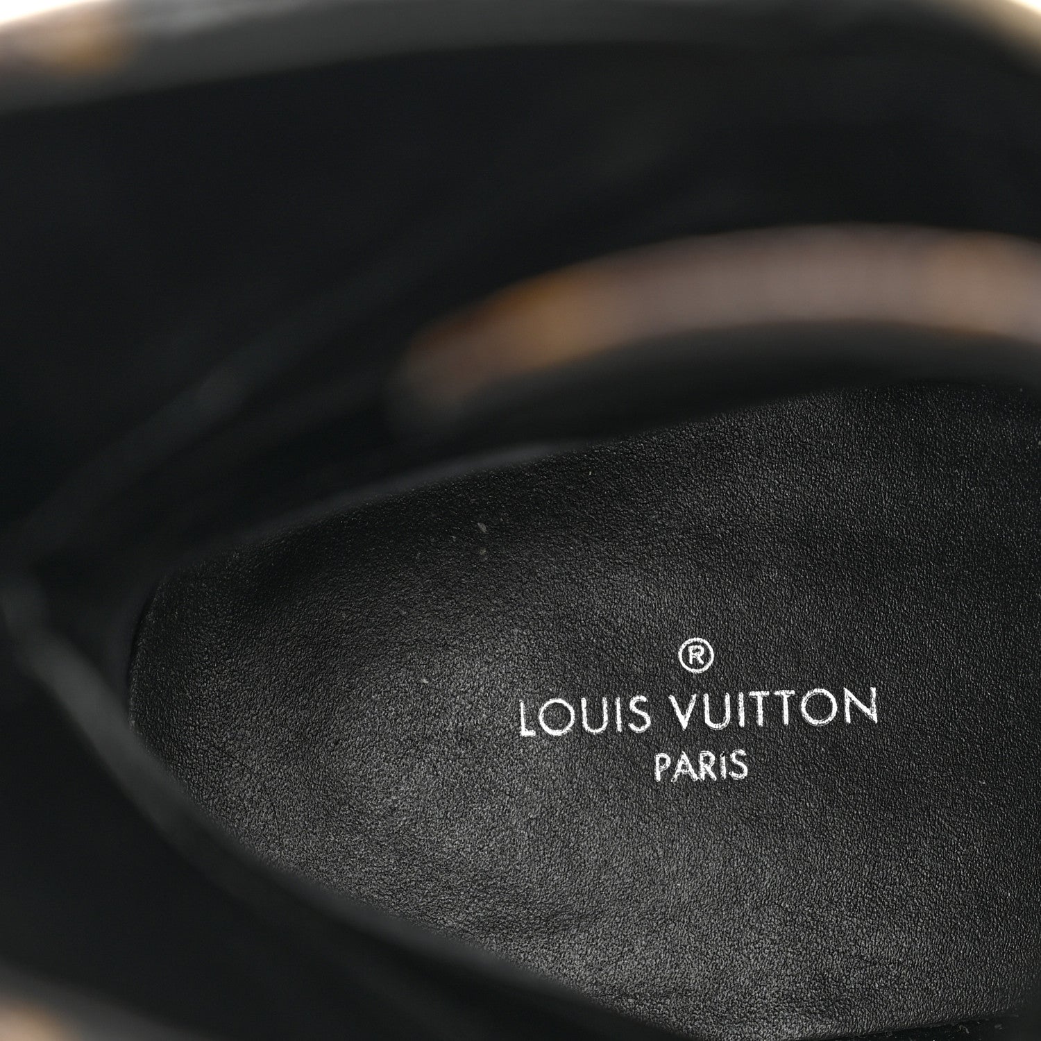 Louis Vuitton Suede Calfskin Crocodile Embossed Patent Monogram Laureate Platform Desert Boots 38 Taupe 7 of 8