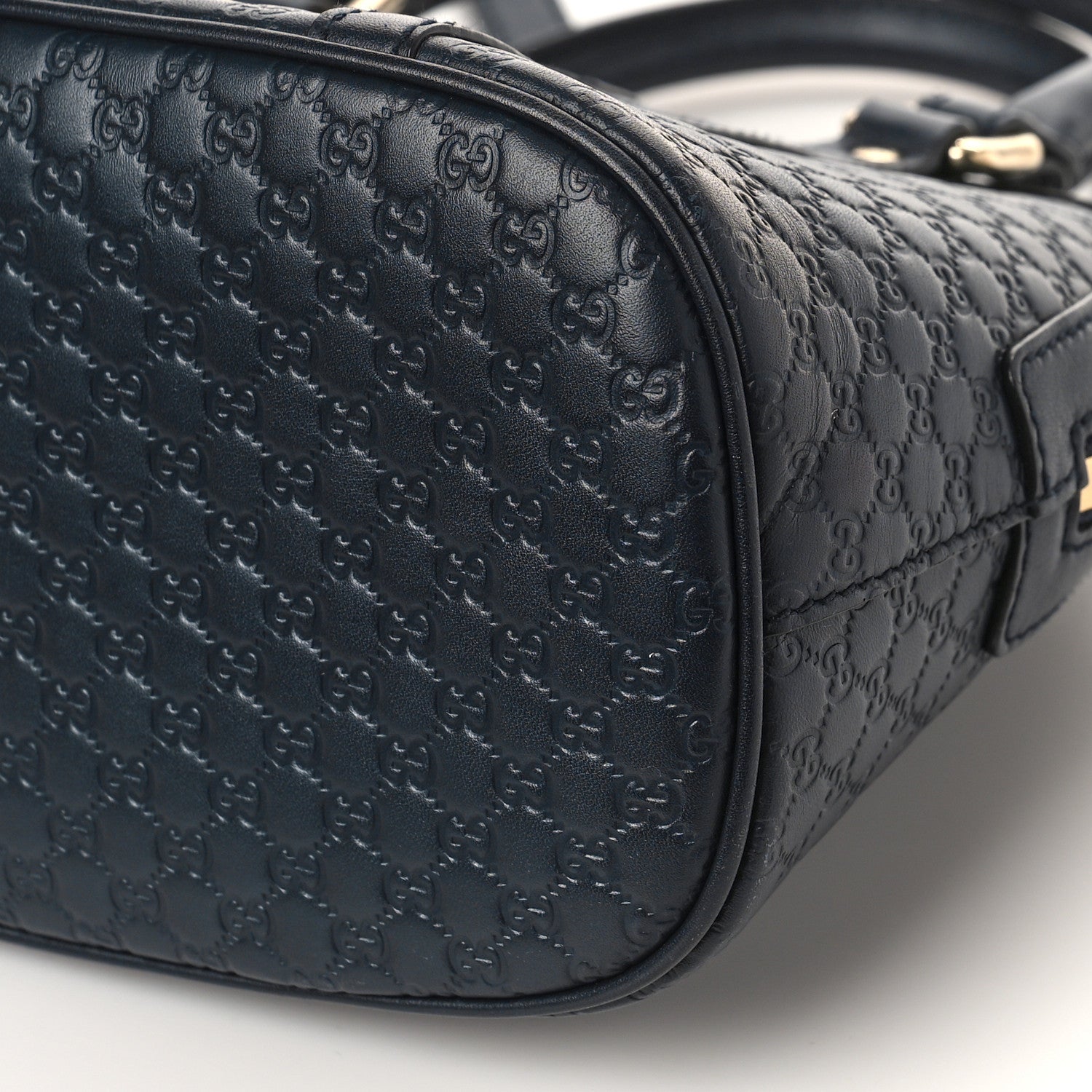 Gucci Soft Microguccissima Mini Dome Bag Blue 9 of 10
