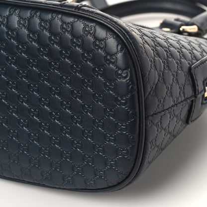 Gucci Soft Microguccissima Mini Dome Bag Blue 9 of 10