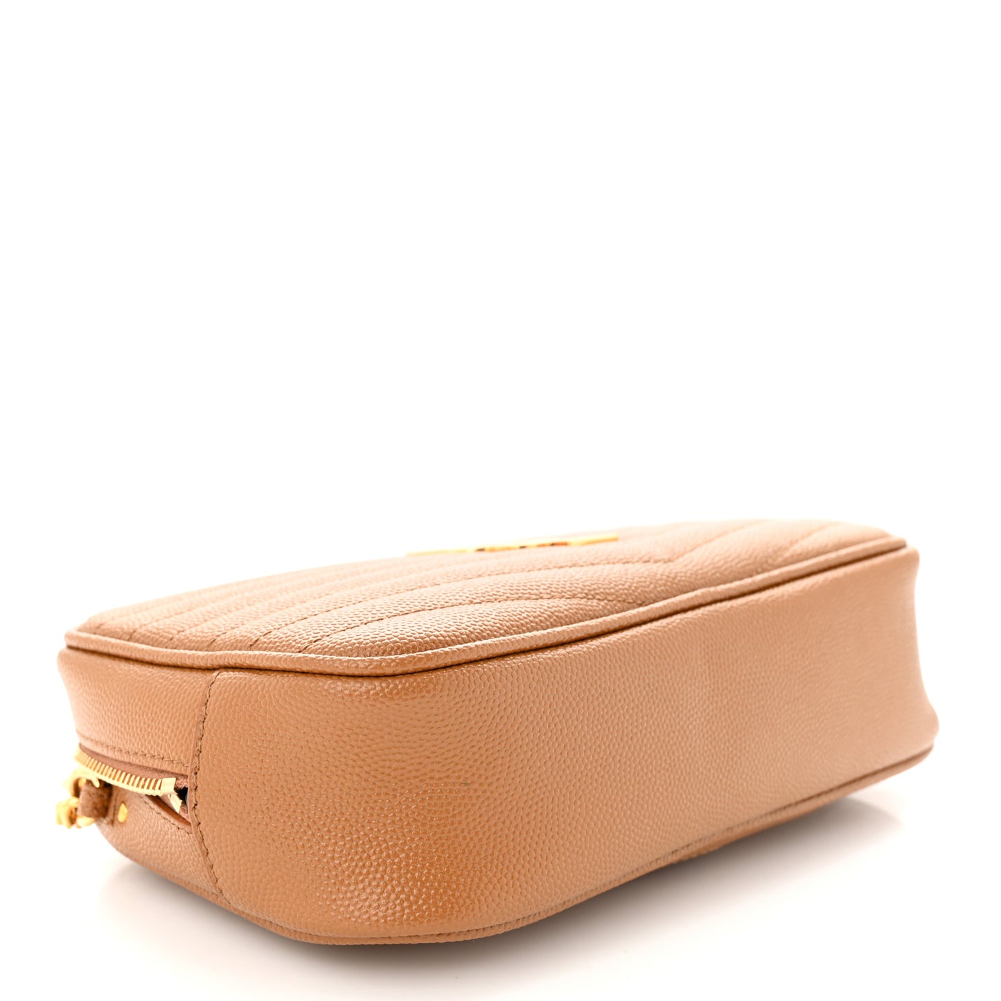 Grain De Poudre Matelasse Monogram Mini Lou Camera Bag Dark Natural