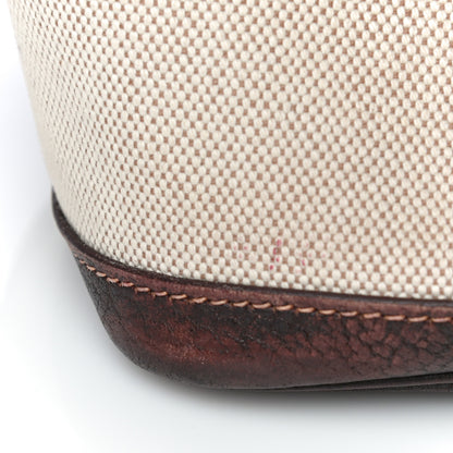Hermes Buffle Sindhu Toile Garden Party 36 MM Tote Marron Fonce 24 of 36