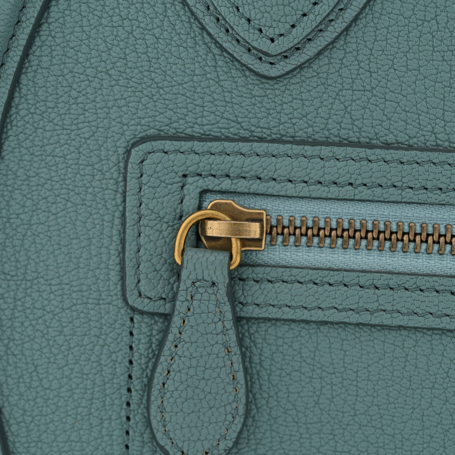 Celine Goatskin Micro Luggage Antarctic 12 of 13
