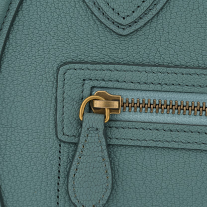 Celine Goatskin Micro Luggage Antarctic 12 of 13