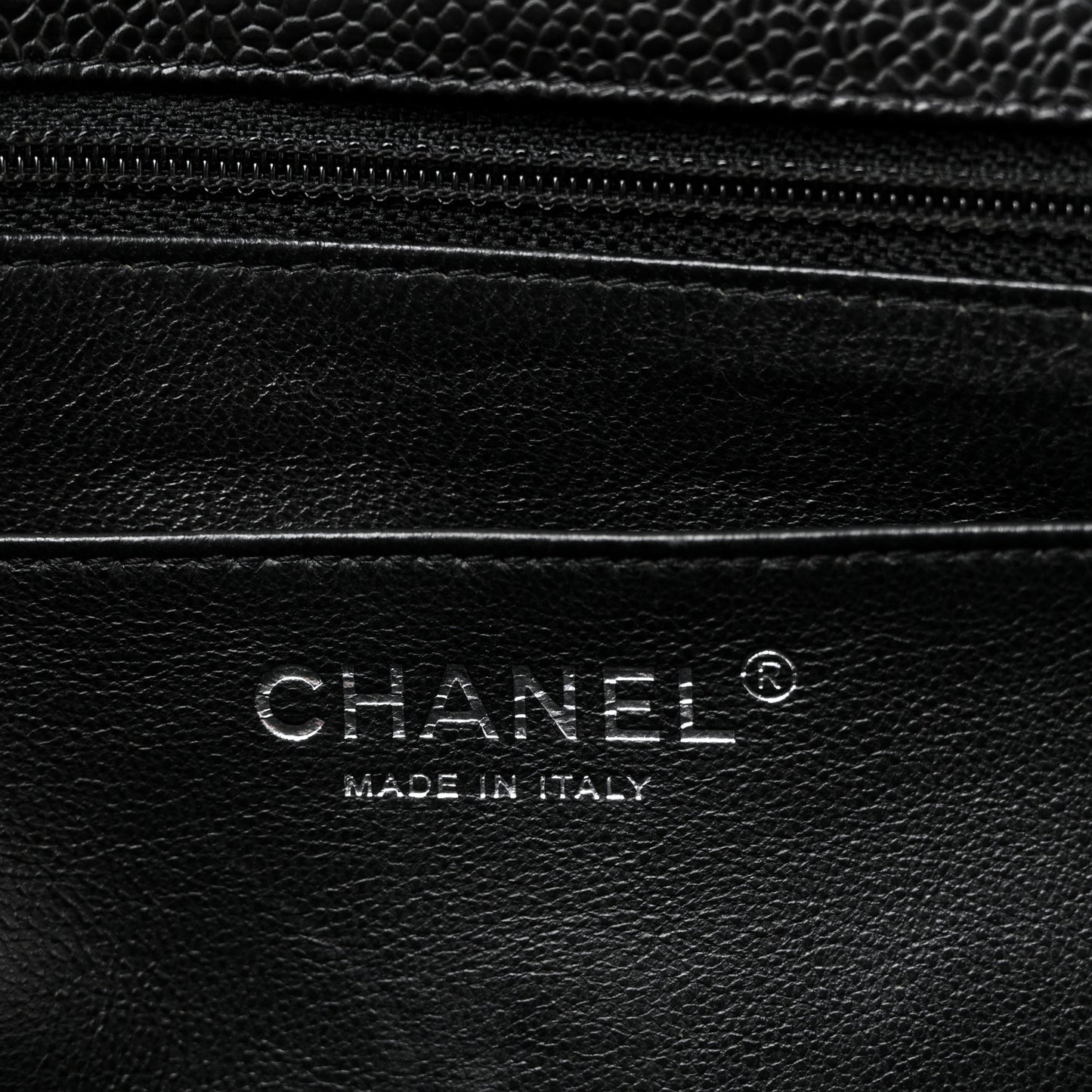 Caviar Quilted Jumbo Single Flap Black