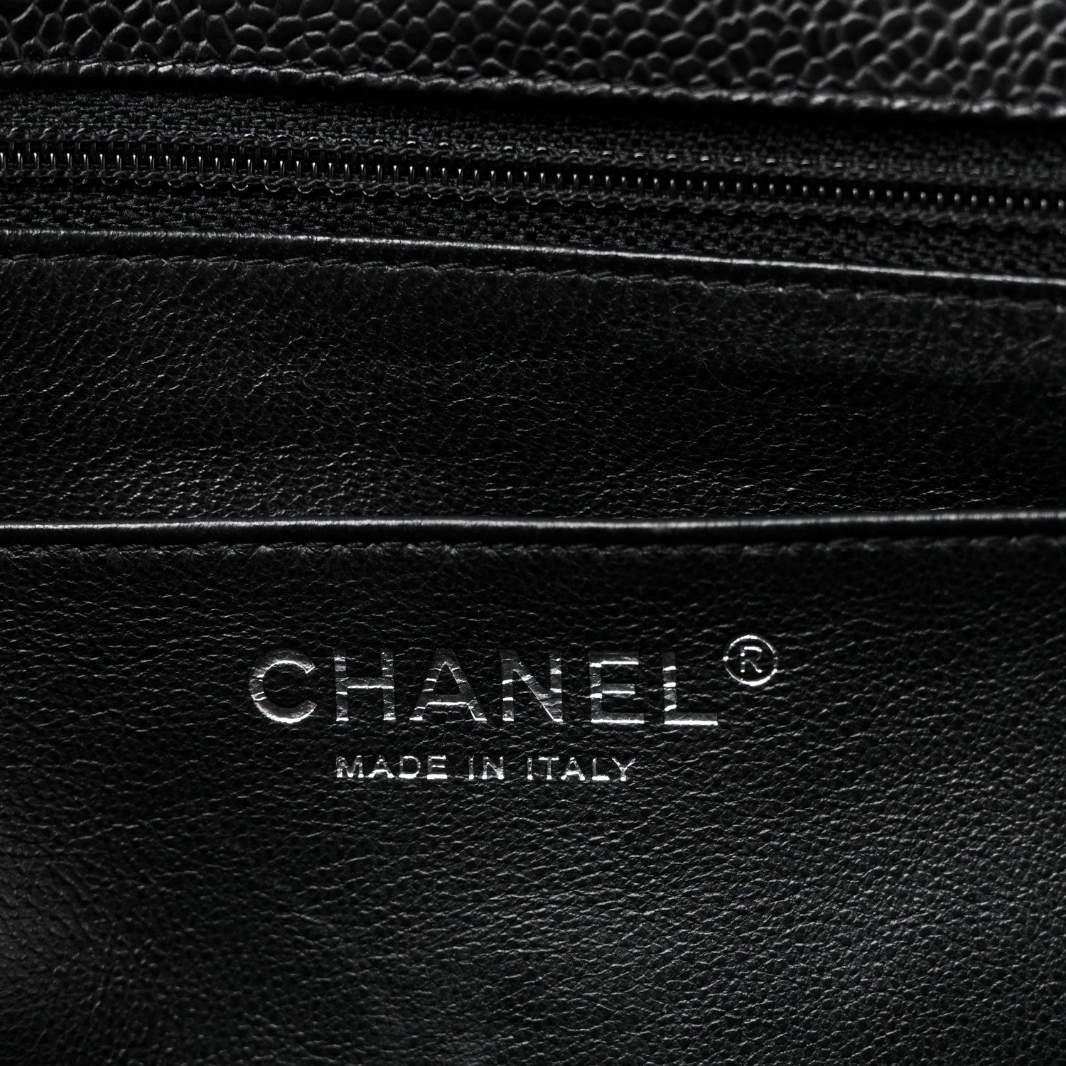 Chanel Caviar Quilted Jumbo Single Flap Black 6 of 10