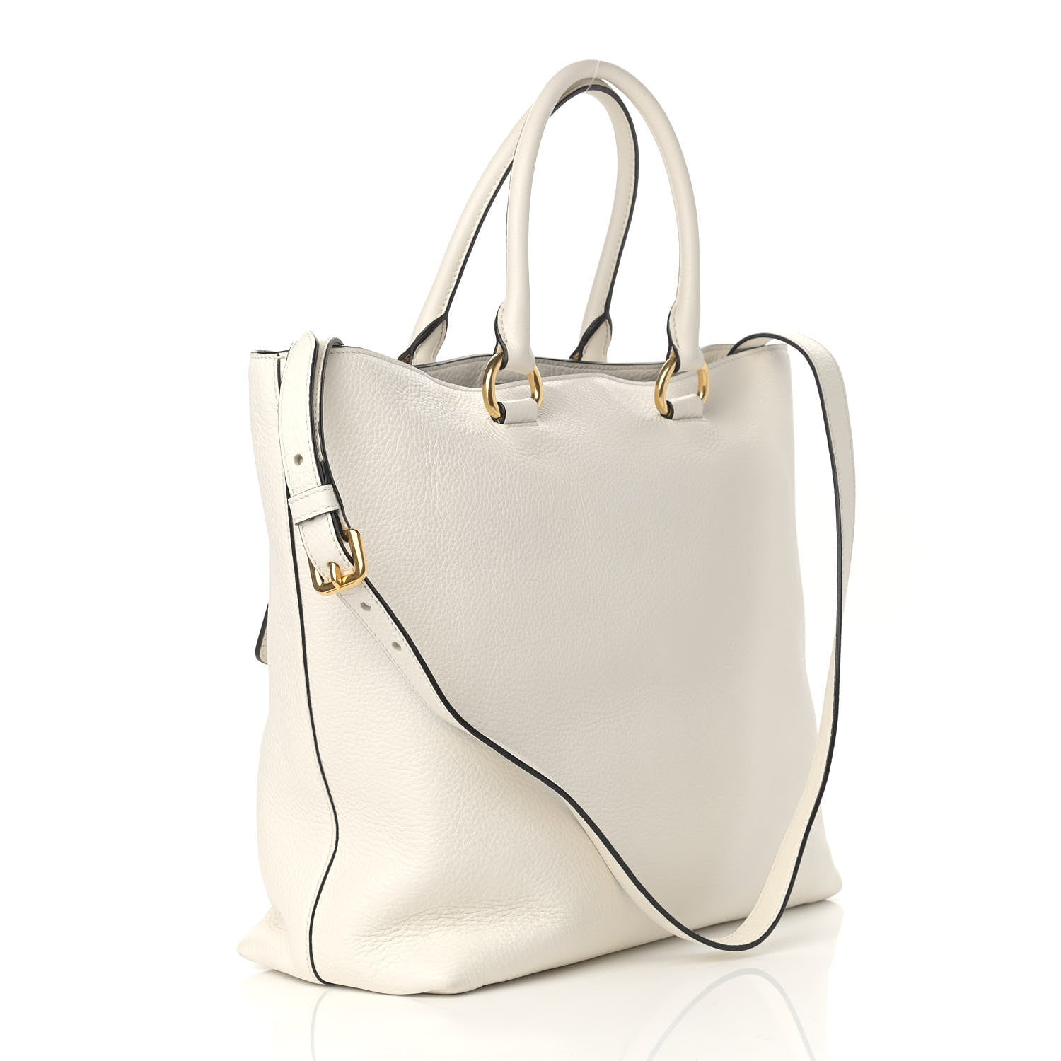 Prada Vitello Daino Tote Talco 3 of 11