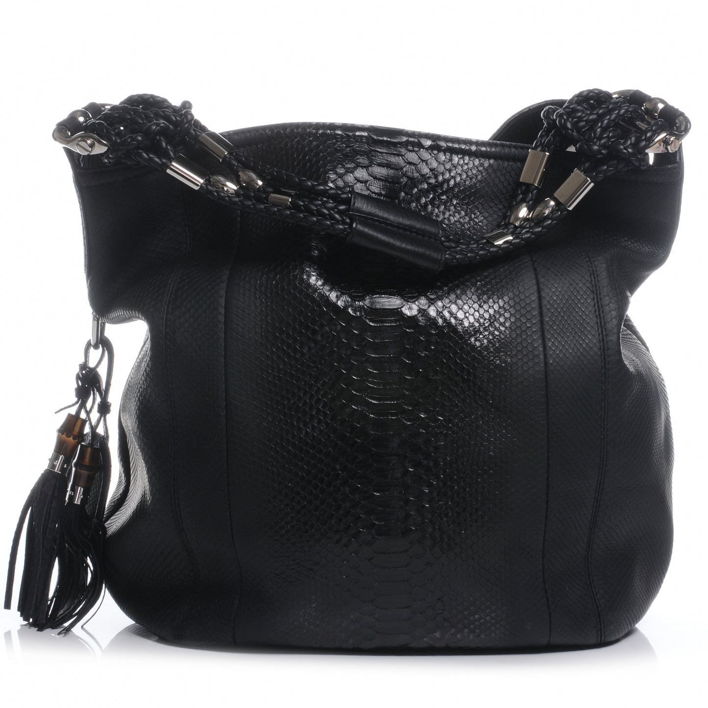Python Large Techno Tag Hobo Black