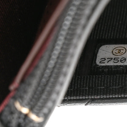 Chanel Lambskin Quilted Wallet On Chain WOC Black 8 of 11