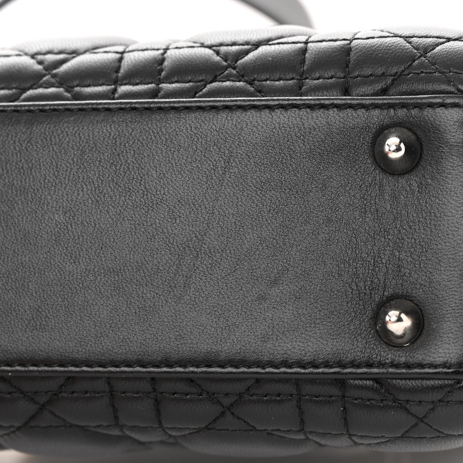 Christian Dior Lambskin Cannage Small Lucky Badges My Lady Dior Black 15 of 17