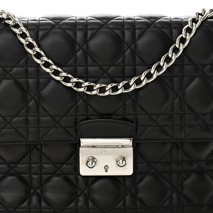 Christian Dior CHRISTIAN DIOR Lambskin Cannage Small Miss Dior Flap Black 7 of 10