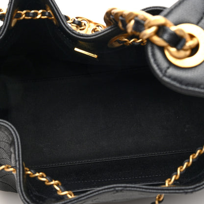 Chanel Caviar Quilted Small Chanel 25 Handbag Black 5 of 10