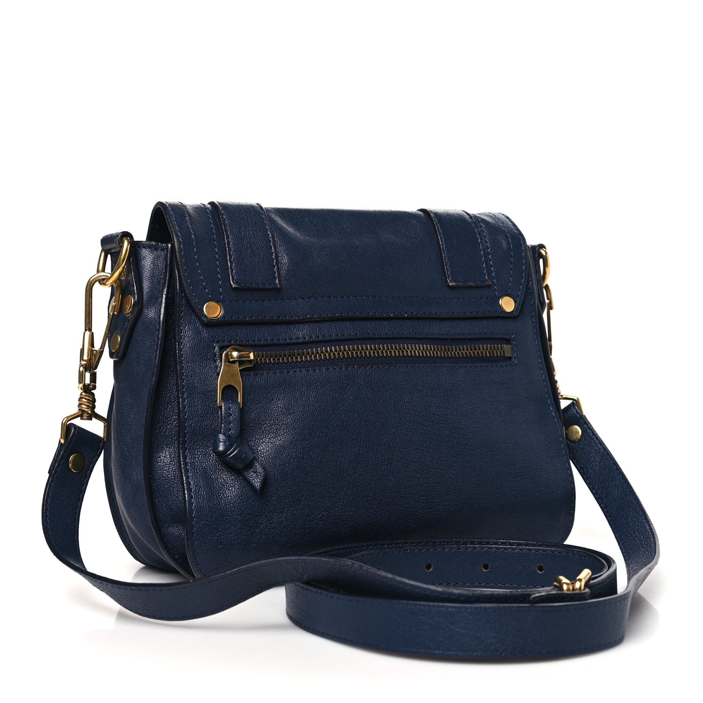 Lambskin PS1 Mini Crossbody Bag Midnight