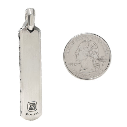David Yurman Sterling Silver Mens Naturals Gator Ingot Pendant 2 of 3