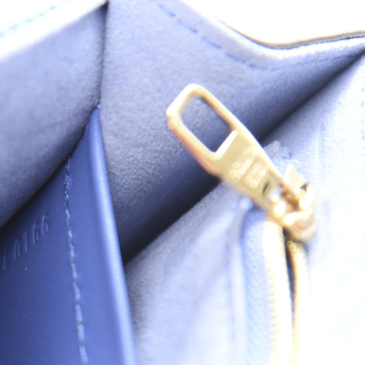 Louis Vuitton Calfskin Chain Louise MM Outremer 7 of 12