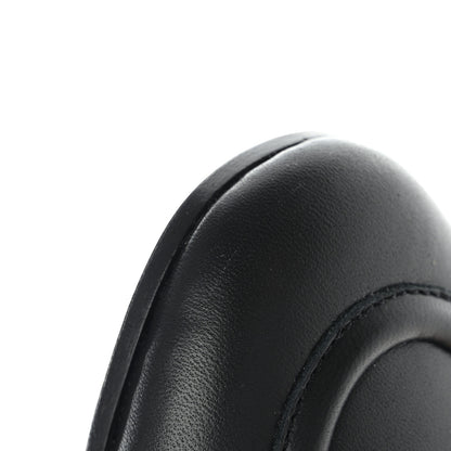 Chanel Calfskin Lambskin CC Loafers 39 Black 11 of 12