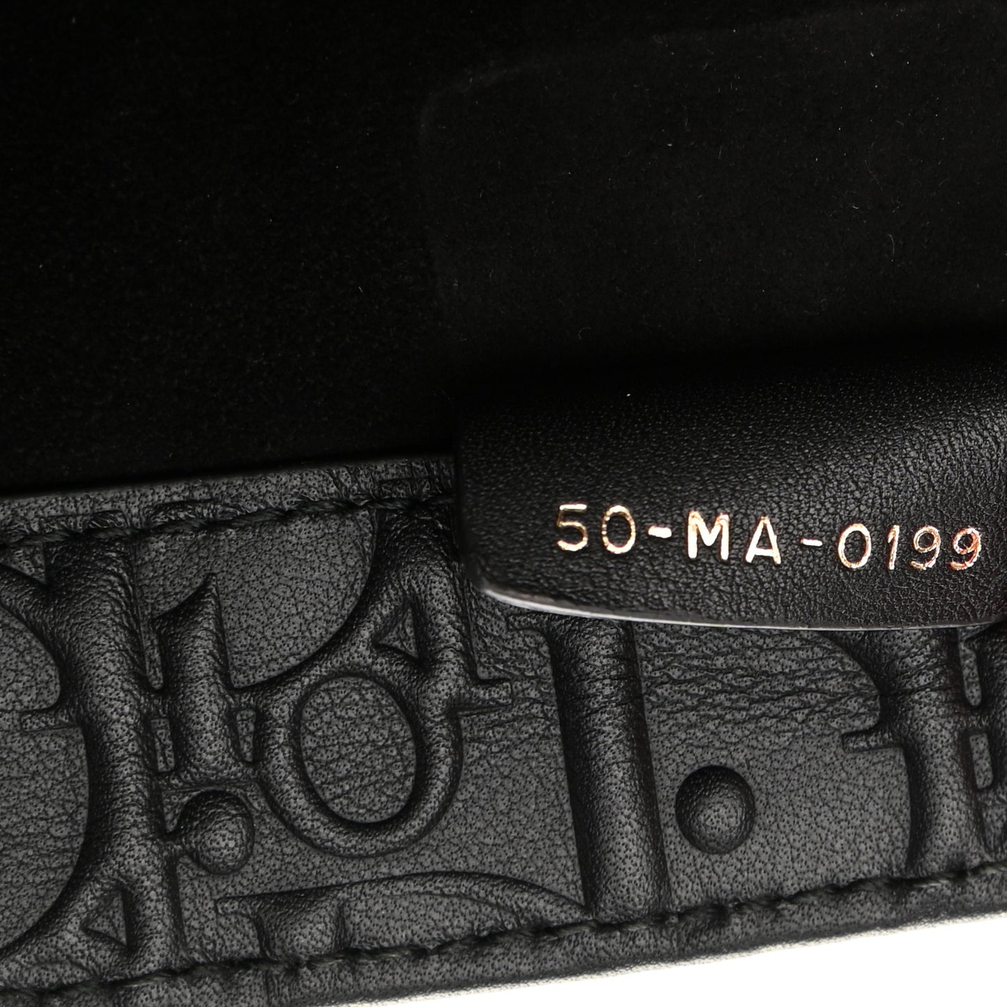 Oblique Calfskin Embossed Medium Book Tote Black