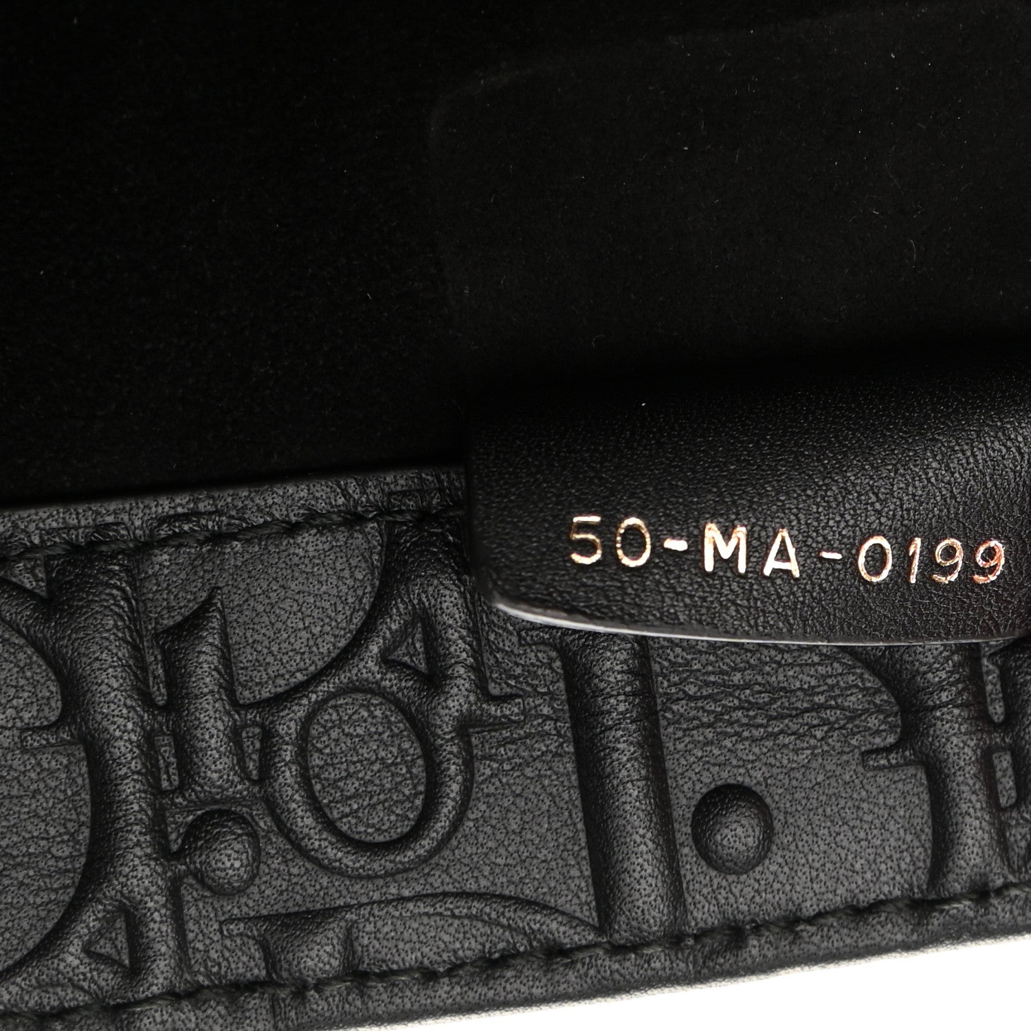 Christian Dior Oblique Calfskin Embossed Medium Book Tote Black 7 of 10