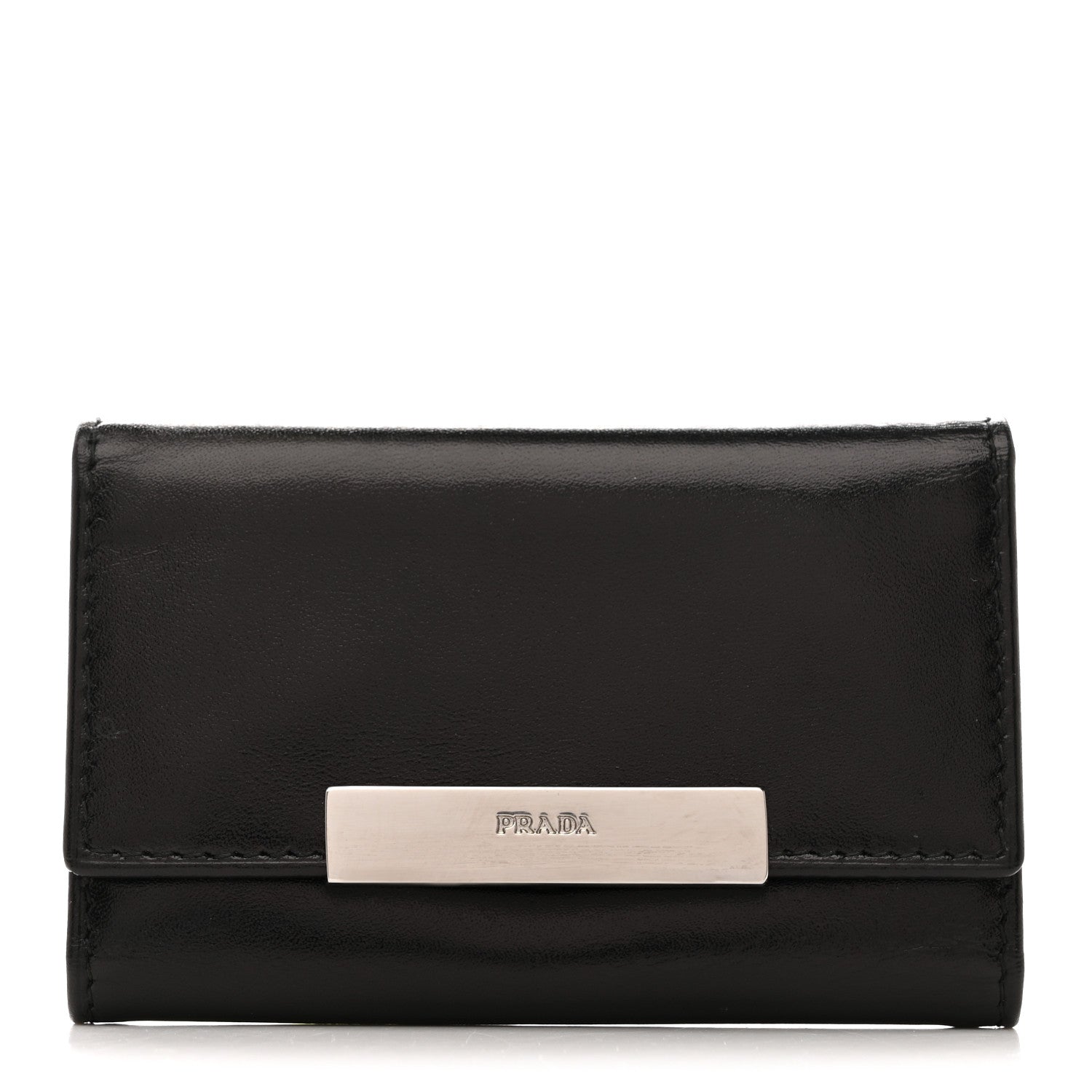Prada Vitello 6 Key Holder Black 1 of 7