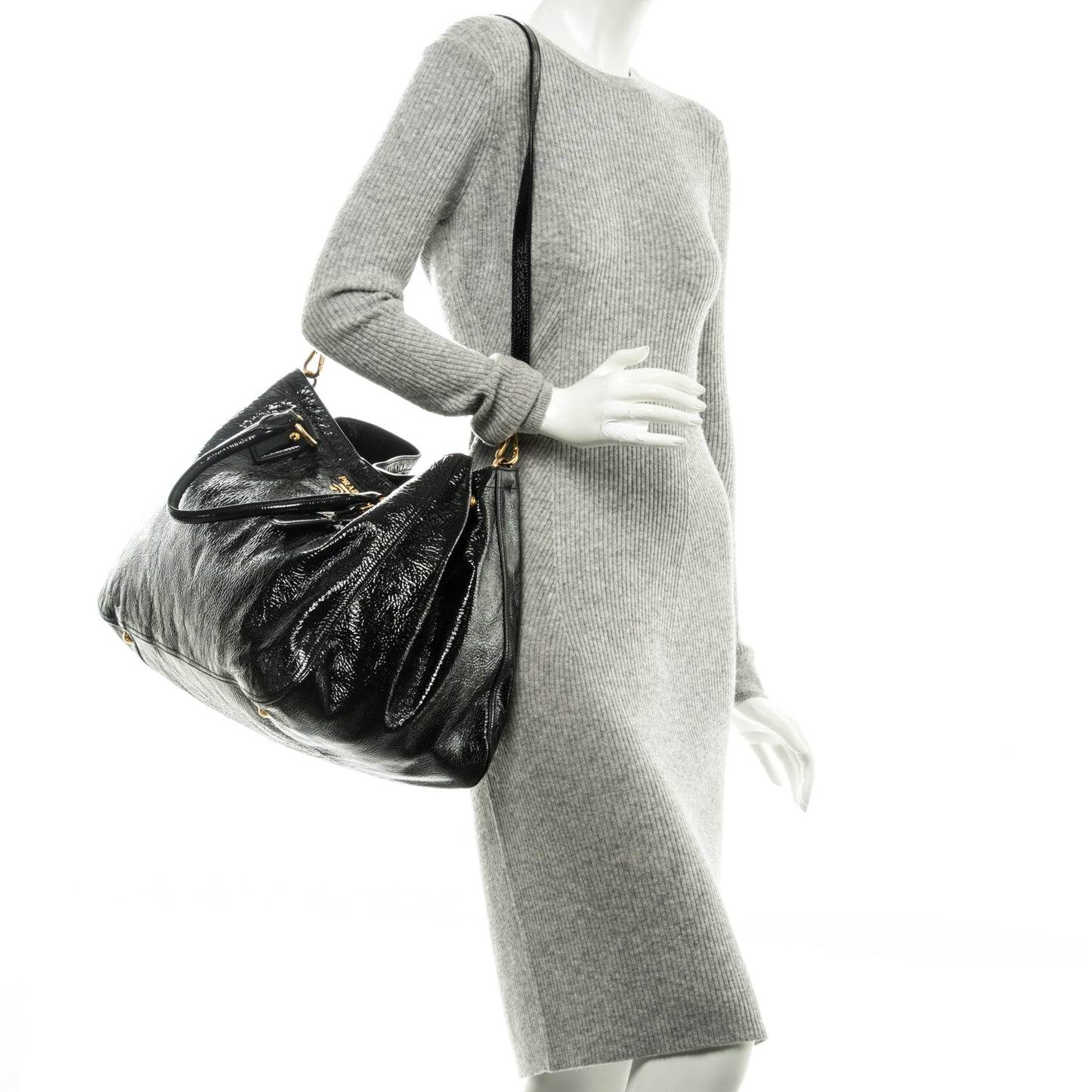 Vernice Naplak Tote Black