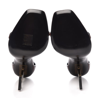 Saint Laurent Calfskin Opyum Sandals 39 Brown 5 of 8