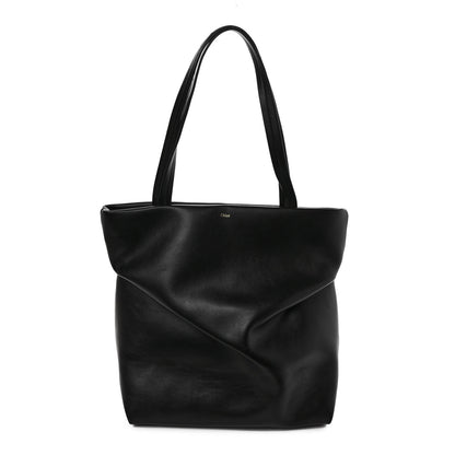 Chloe Calfskin Judy East West Tote Black 1 of 8