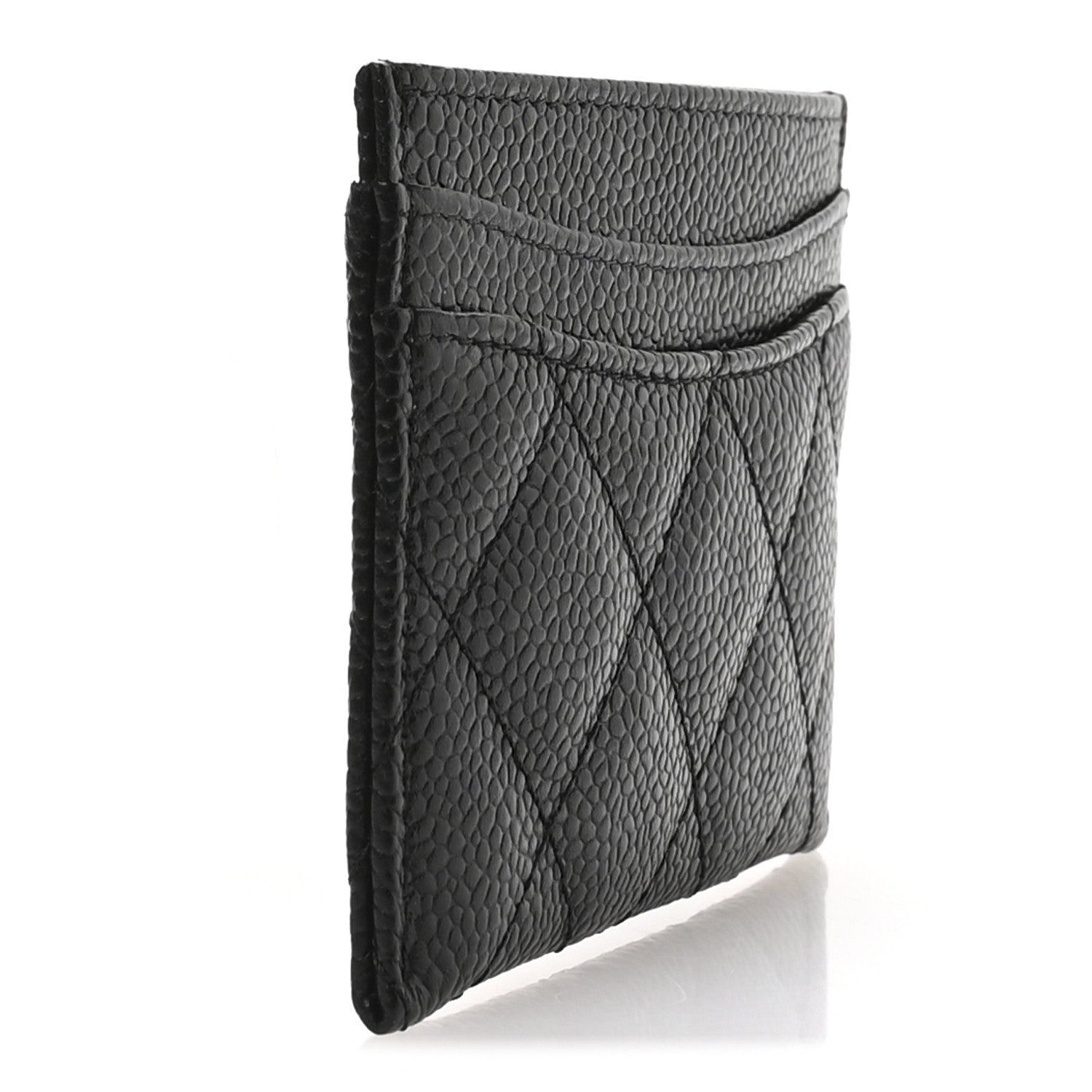 Chanel Caviar Quilted Card Holder Black 3 of 9