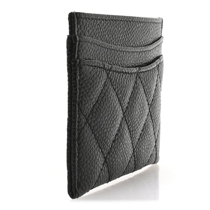 Chanel Caviar Quilted Card Holder Black 3 of 9