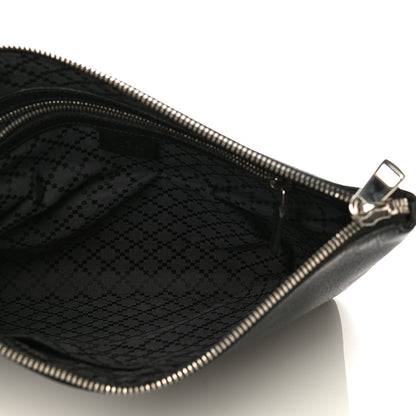 Gucci Pebbled Calfskin Clutch Black 4 of 14