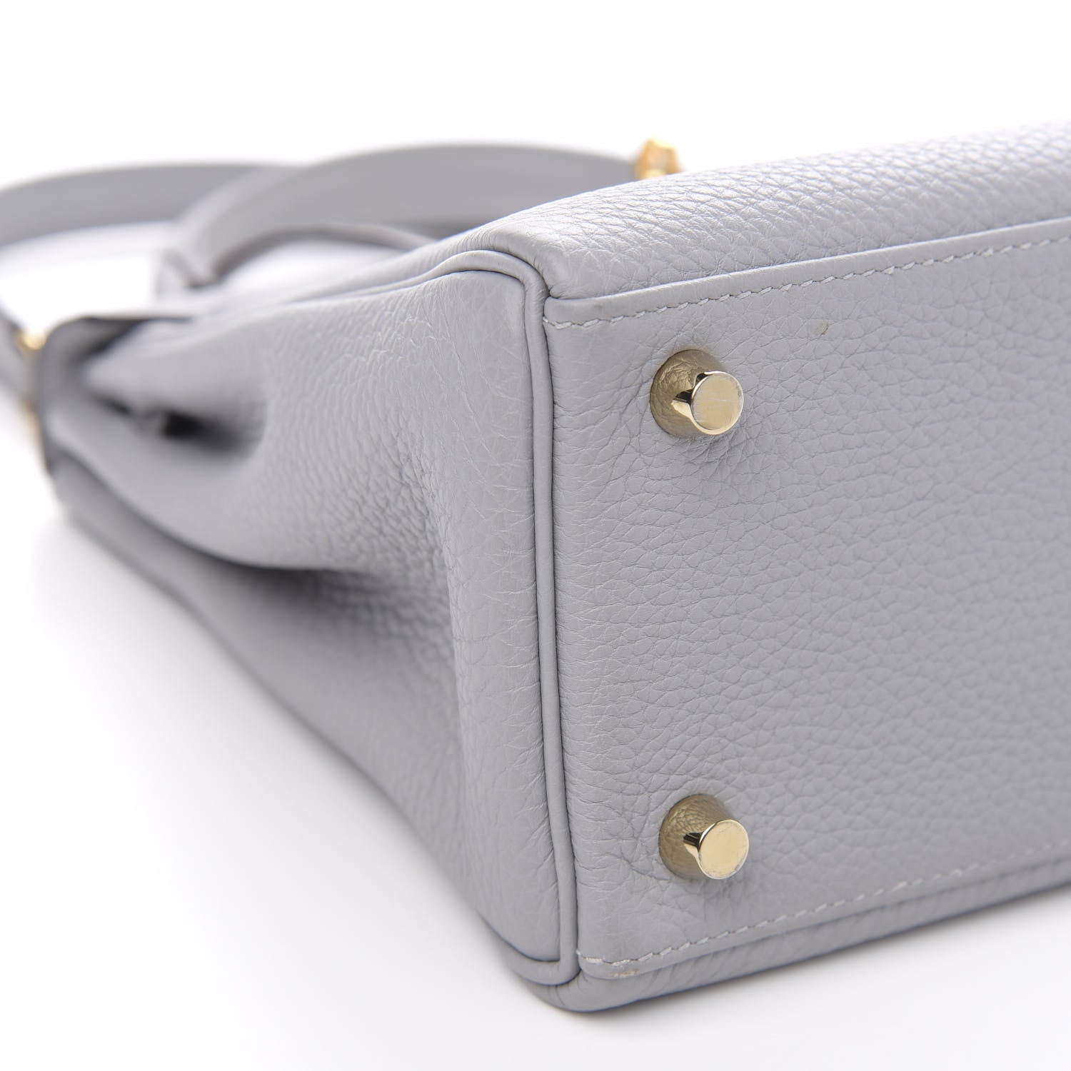 Hermes Taurillon Clemence Kelly Retourne 25 Gris Mouette 9 of 10