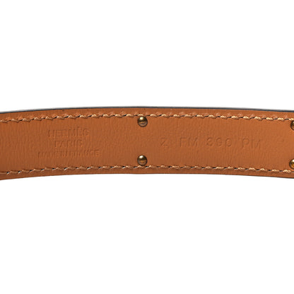 Hermes Epsom Kelly Pocket Belt Gold 7 of 7