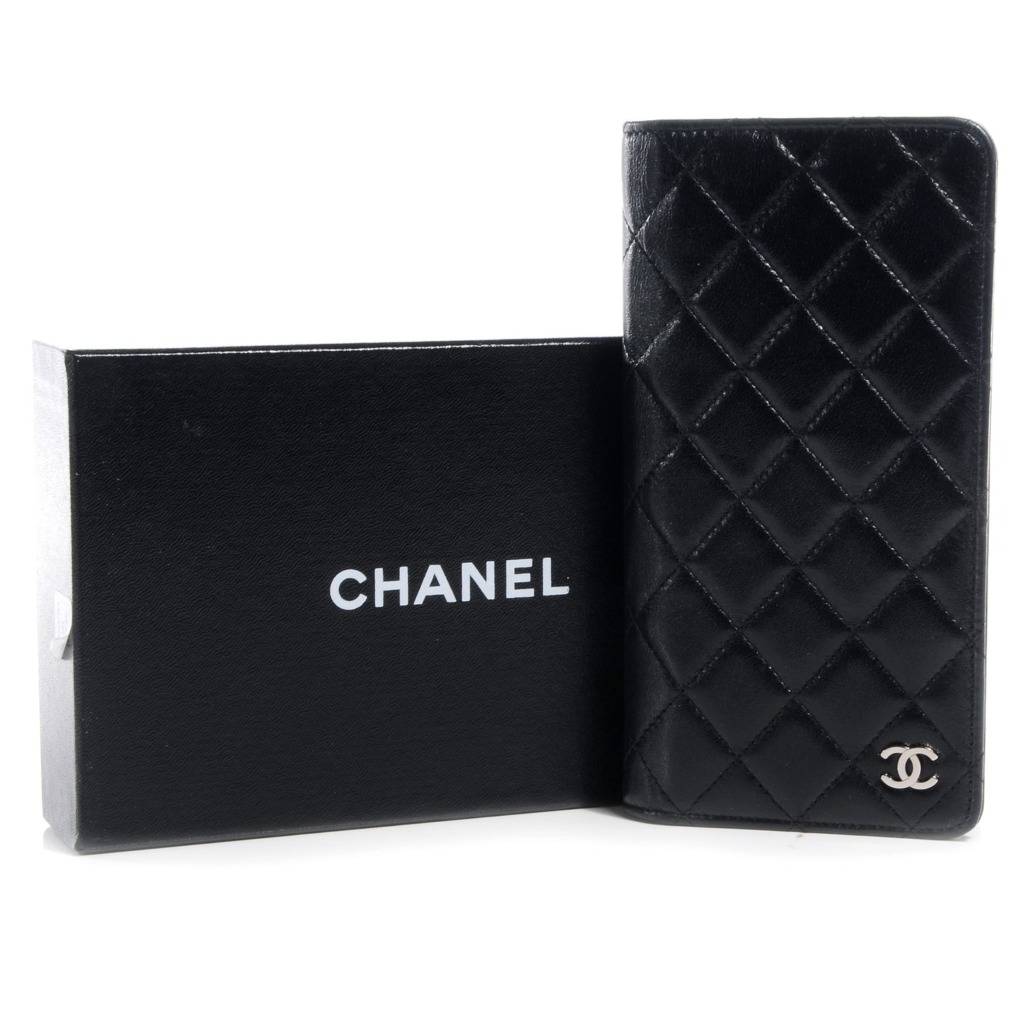 Lambskin Medium Agenda Cover Black