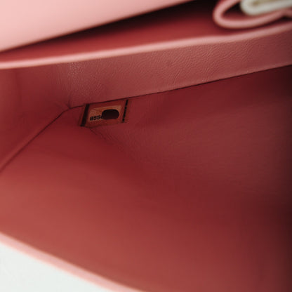 Chanel Caviar Quilted Medium Double Flap Pink 10 of 10