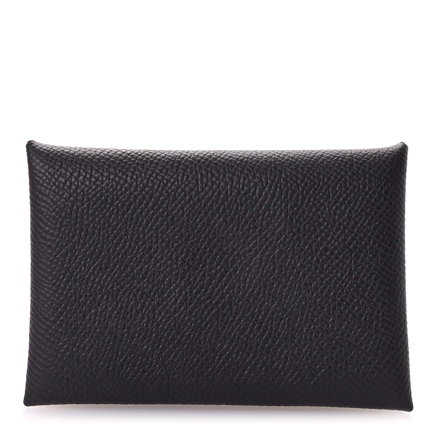 Hermes Epsom Calvi Card Case Black 1 of 7