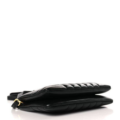 Burberry Quilted Lambskin Lola Twin Pouch Black 4 of 9