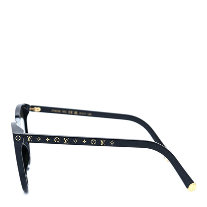 Louis Vuitton Acetate My Monogram Light Cat Eye Sunglasses Z1657W Black 3 of 6