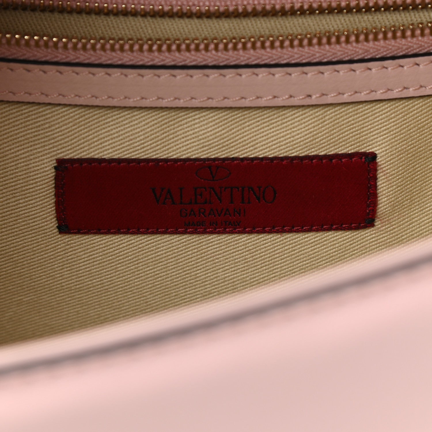 Valentino Garavani Vitello Medium Glam Lock Rockstud Flap Water Rose 6 of 9