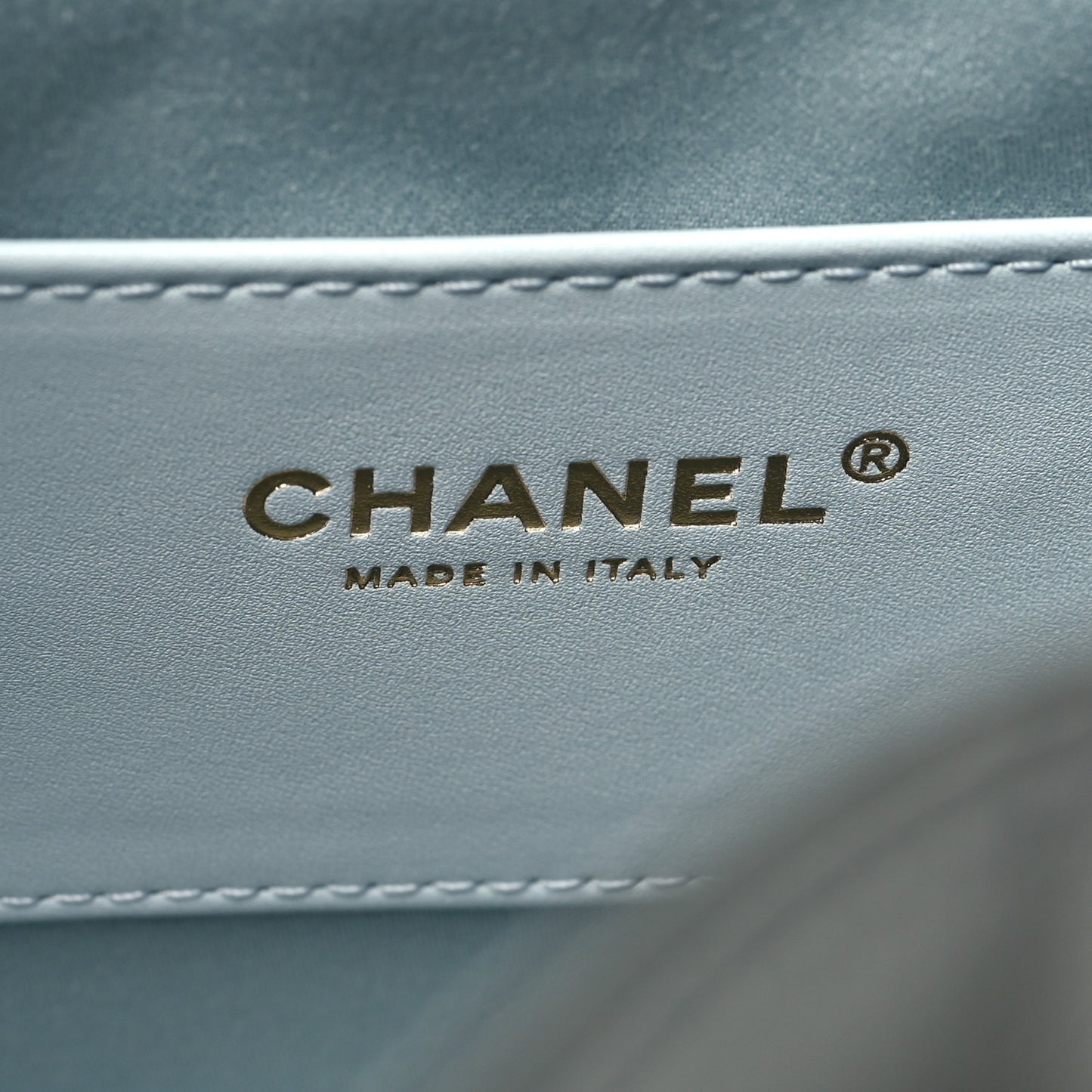 Caviar Quilted Small Chanel 25 Handbag Light Blue