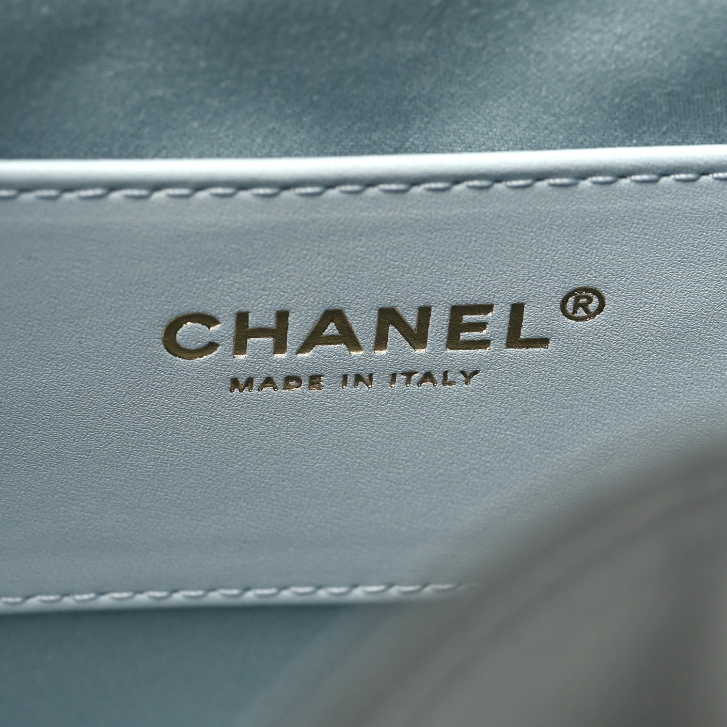 Chanel Caviar Quilted Small Chanel 25 Handbag Light Blue 6 of 11