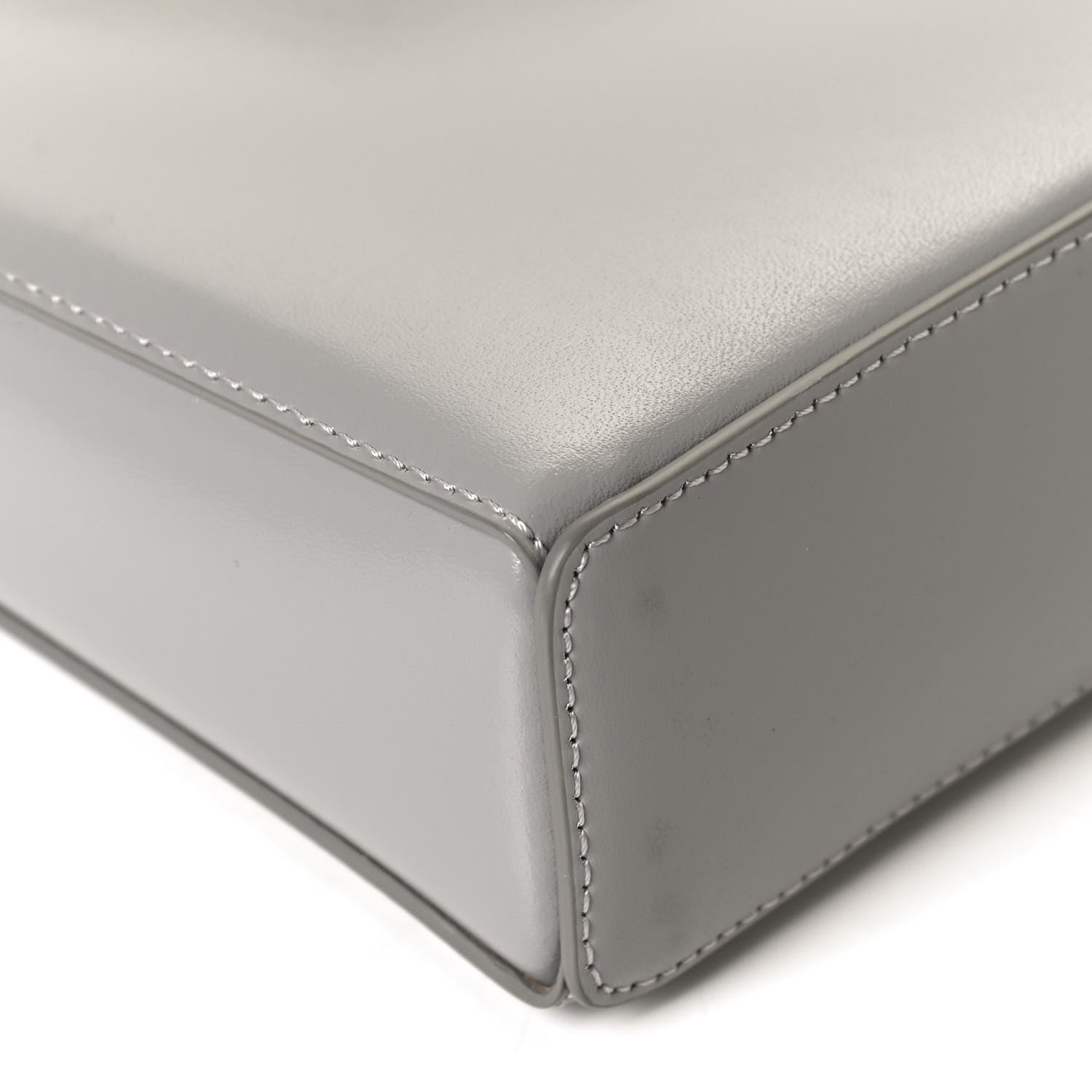 Givenchy Box Calfskin Small Cut Out Shoulder Bag Cloud Grey 10 of 11