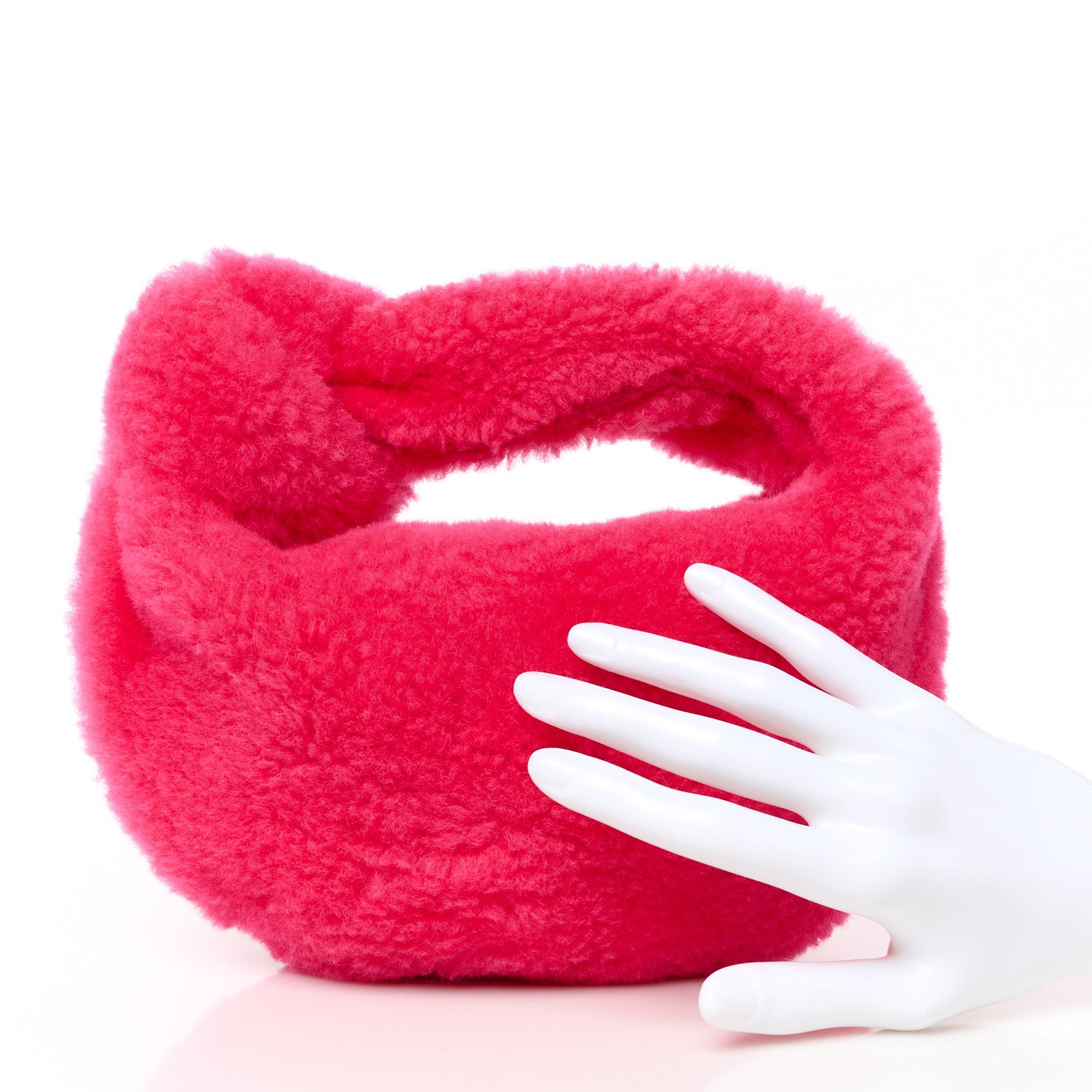 Bottega Veneta Shearling Mini Jodie Lollipop 2 of 11