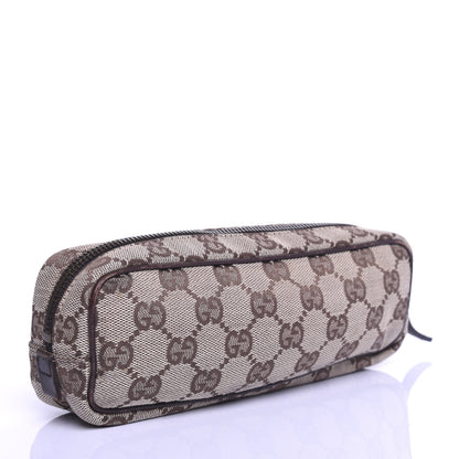 Gucci Monogram Small Cosmetic Case Dark Brown 3 of 7