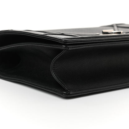 Christian Dior Grained Calfskin Medium Diorama Flap Bag Black 9 of 13