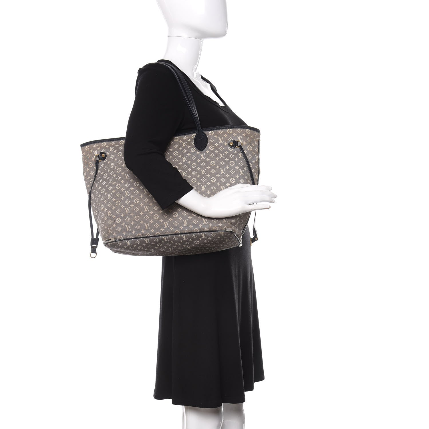 Louis Vuitton Monogram Idylle Neverfull MM Encre 2 of 11